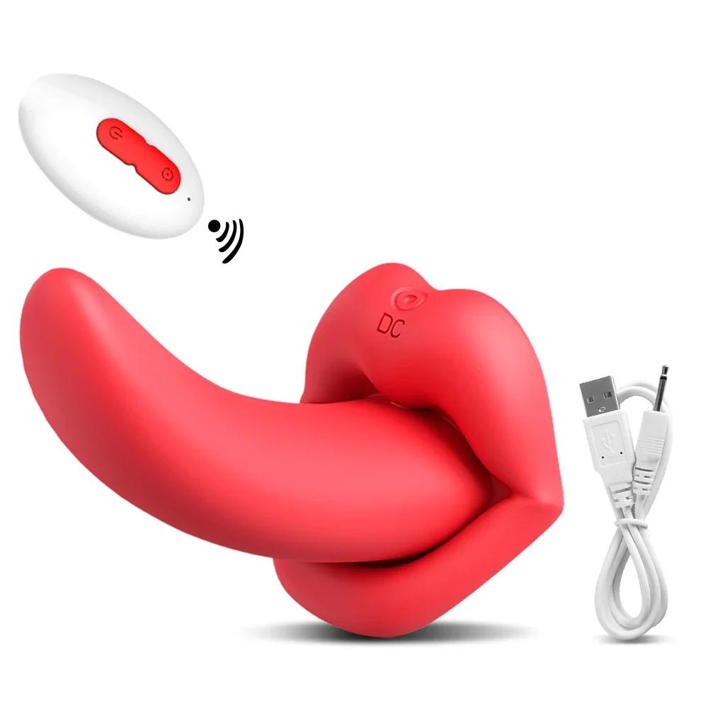 Tongue Licking Vibrator for Women Remote Control Panties Clitoris Stimulator G Spot Nipple Massager Adult Goods Female Sex Toys