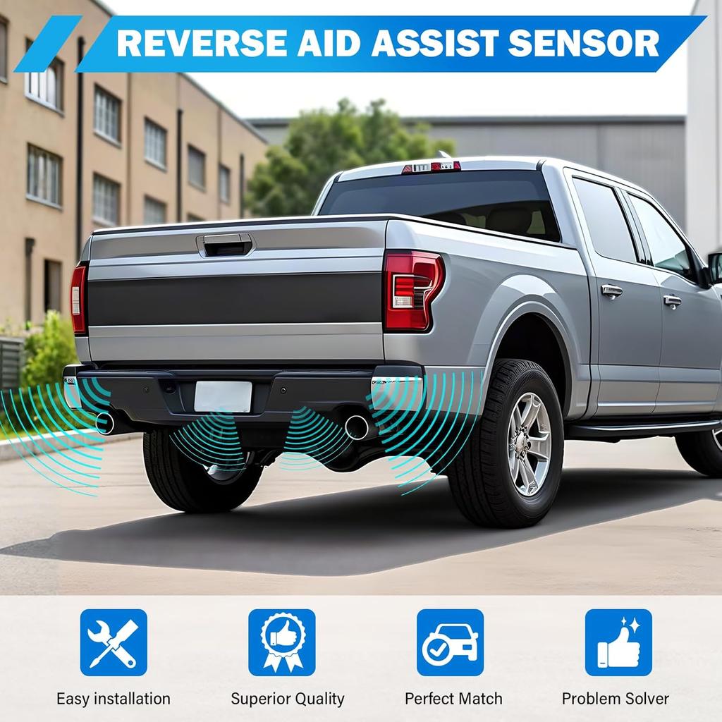 4er-Pack Backup-Einparkhilfe-Sensoren für hinten Kompatibel mit Ford F150 F250 F350 E-150 E-250 Escape Explorer Lincoln Mercury Mariner Mountaineer -