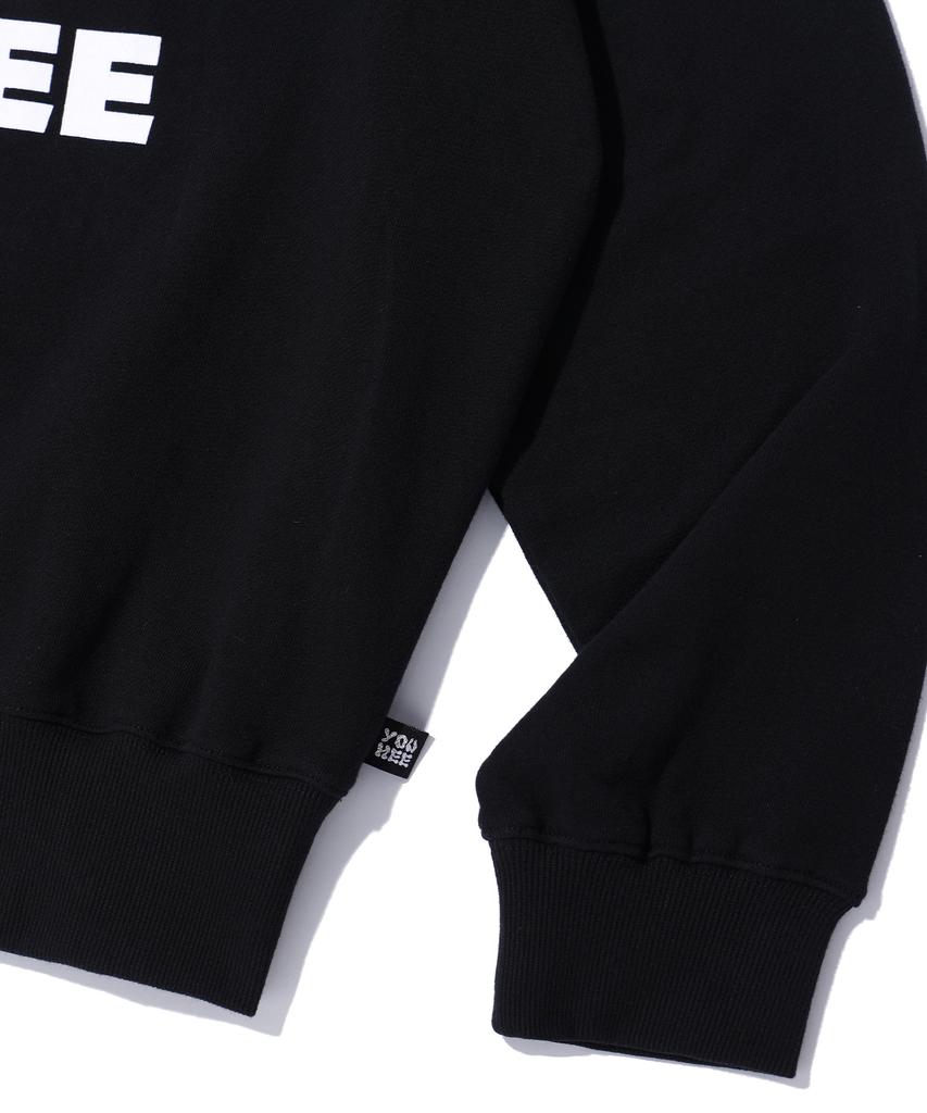 YOUHEE Youhee Lettering Sweatshirts Black