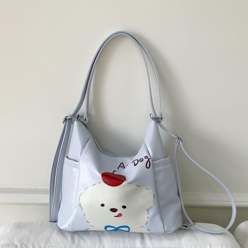 Large-capacity Commuter Tote Bag Women's Summer New Niche Shoulder Messenger Bag Multi-functional Backpack