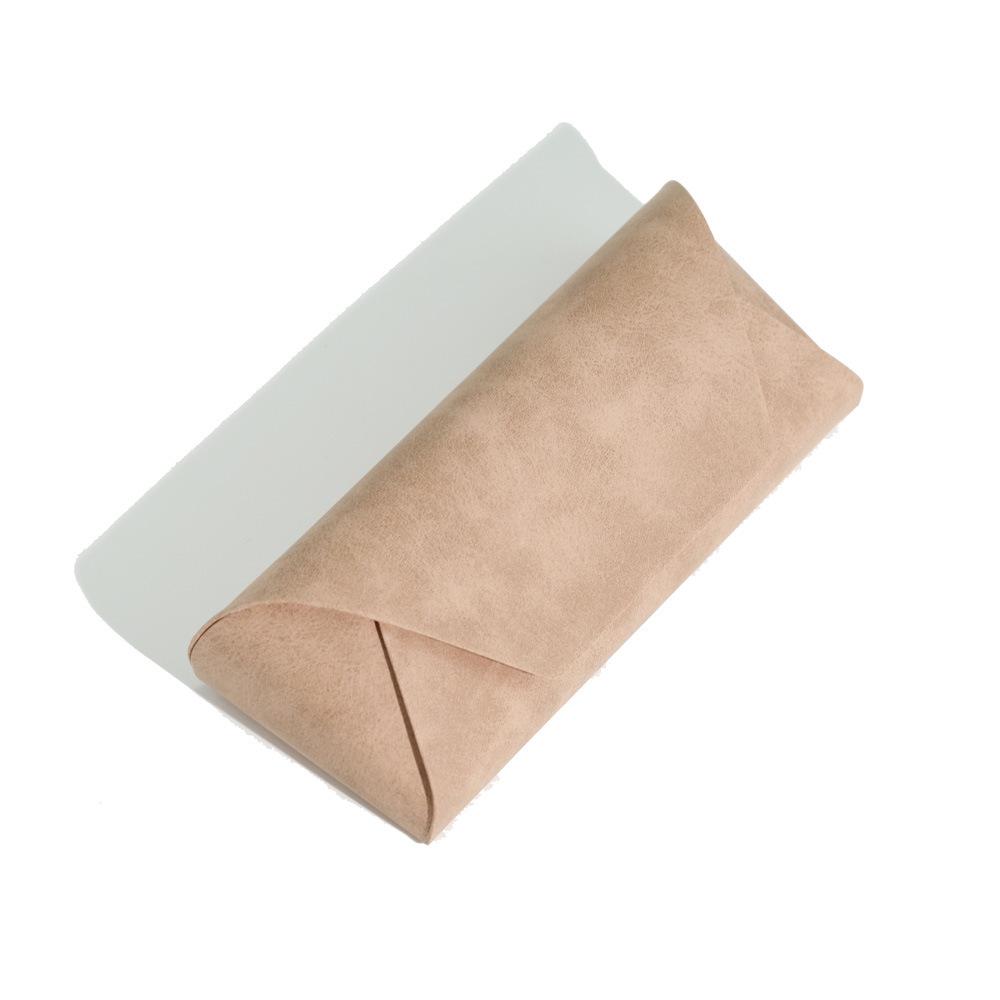 Retro-Leder-Brillenetui - Handgefertigter Halter für Lese- und Sonnenbrillen, High-End Baozi-Design