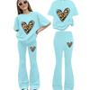 8-12 Years Kids Girls T-shirt and Pants Set Casual Clothes