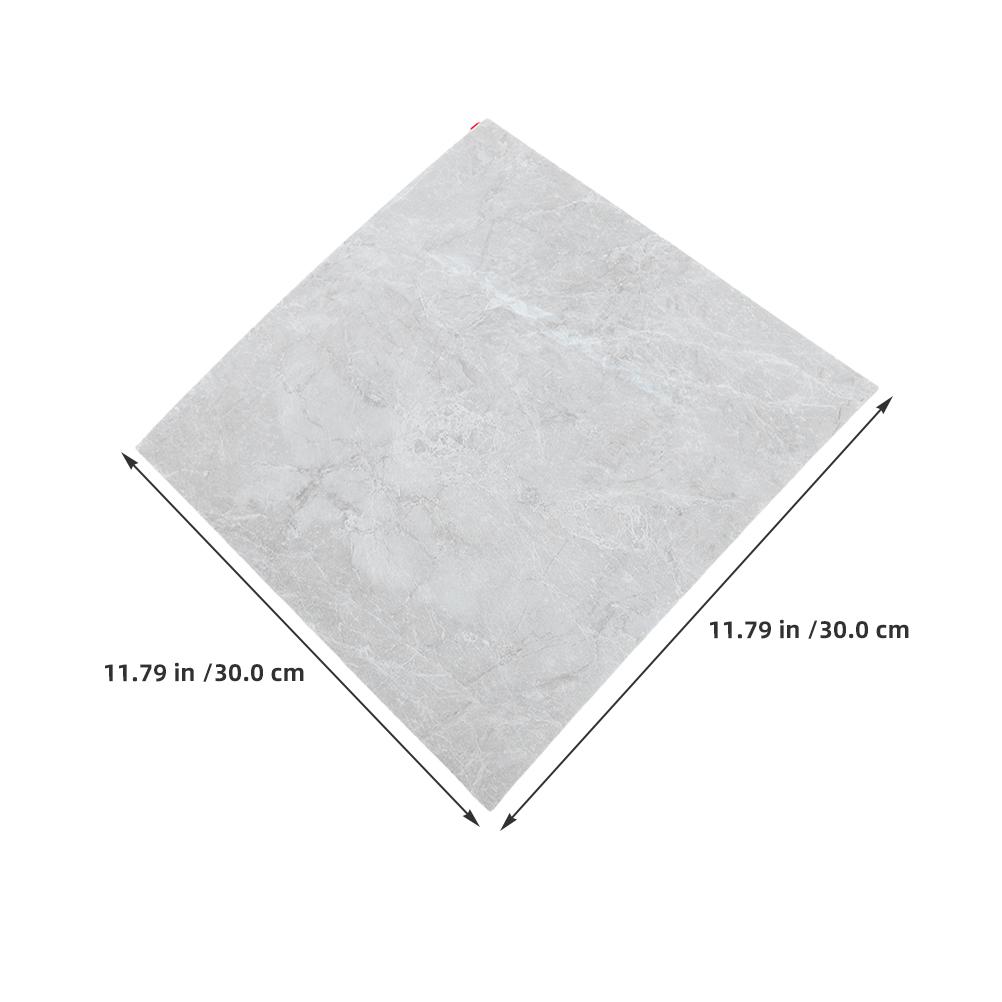 12 Pcs Backsplash Tile Decal Stickers Marble Pattern Self-adhesive Wall Waterproof