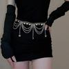 Fringed Waist Chain Decorative Belt for Trendsetters and Ladies Female Long Tassels Body Chain Party Clothing Accessory