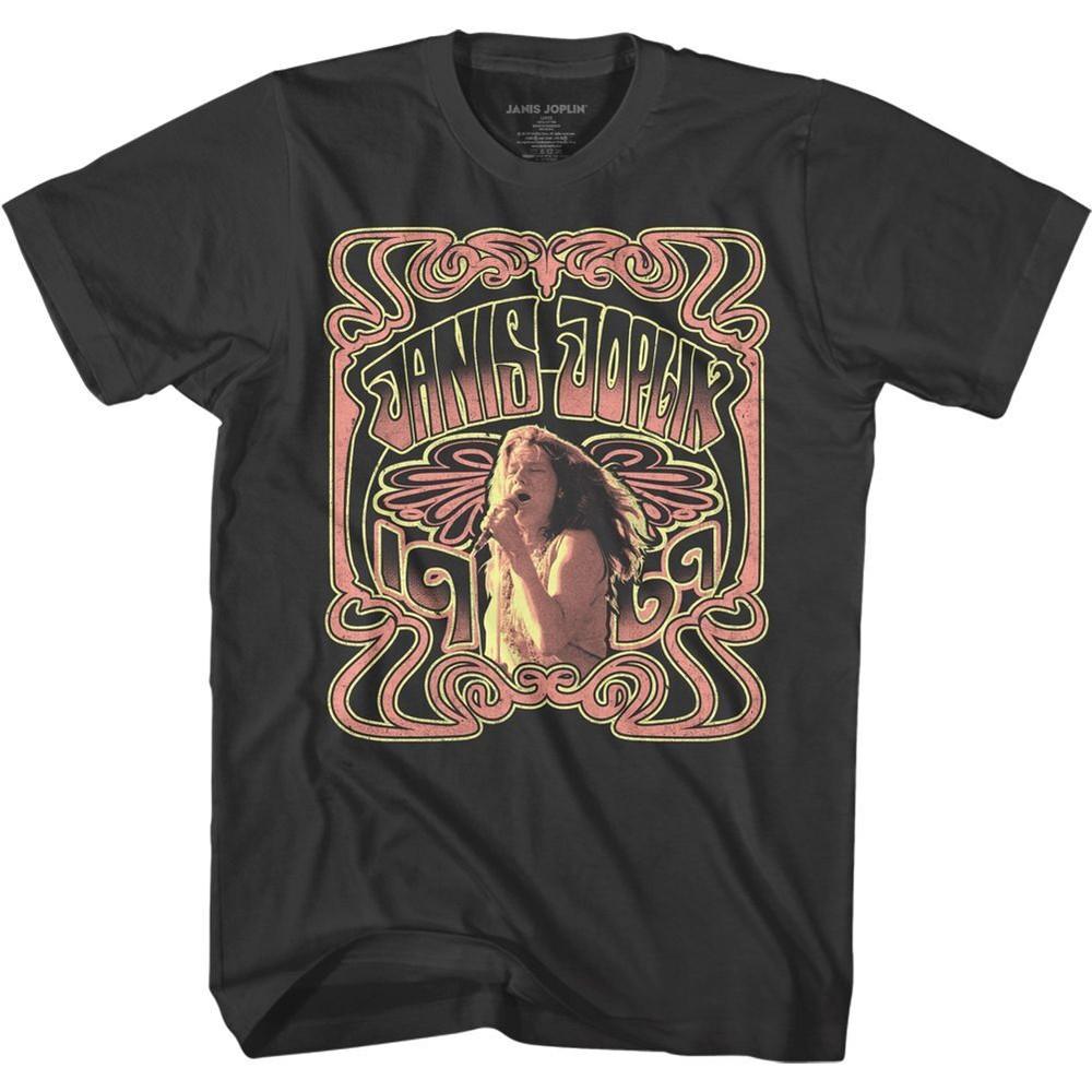26 Janis Joplin Nouveau Style Smoke Music Shirt Unisex T-Shirt XL