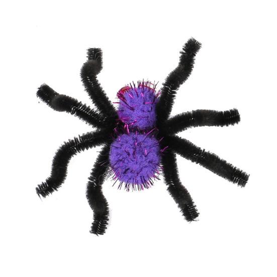 Halloween Spider Hair Clip for Kids Adults Furry Spider Hair
