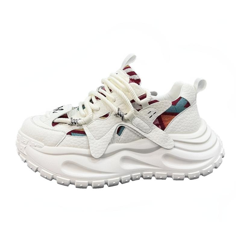 

Men s shoes platform casual shoes fashion dad shoes, three colors 44 білий