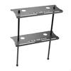 Aluminum Alloy Camping Table Lightweight Storage Organizer Detachable Bracket Shelf Outdoor Grill