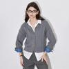 Chuyu Women's 2025 Spring Retro Cable Knit Short Cardigan