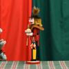 38CM Christmas Nutcracker Soldier Wooden Ornament