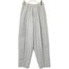 AKIRA NAKA WS2308-GY Gray Polyester X Cotton Center Press Tapered Slacks Bottoms 1 grayUsed