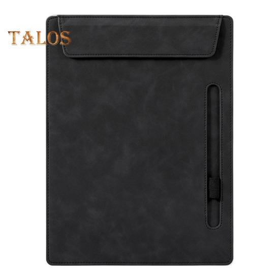 

Искусственная кожа, твердый картон с магнитным зажимом для страниц, формат А4, папка-планшет с держателем для ручки, органайзер для документов, блокнот для записей для отеля, офиса, больницы чёрный