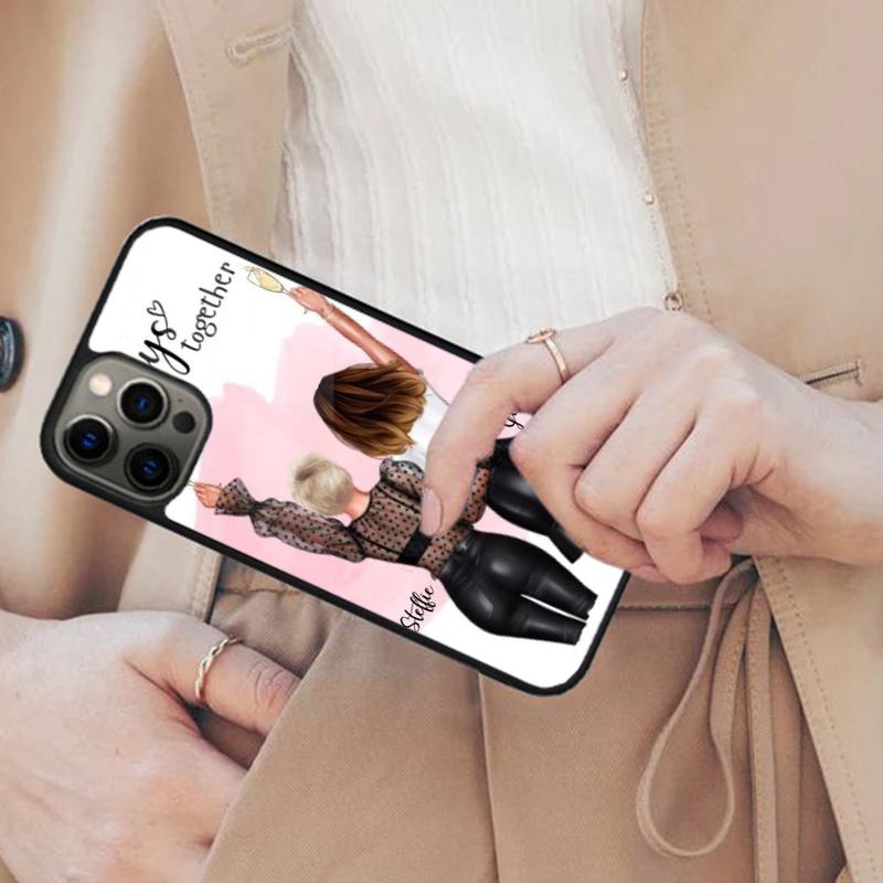 Girls Bff Best Friends Forever Always Magnetic Phone Case For APPLE iPhone 17 Air 16 14 13 12 Pro Max 15 Plus MagSafe Cover