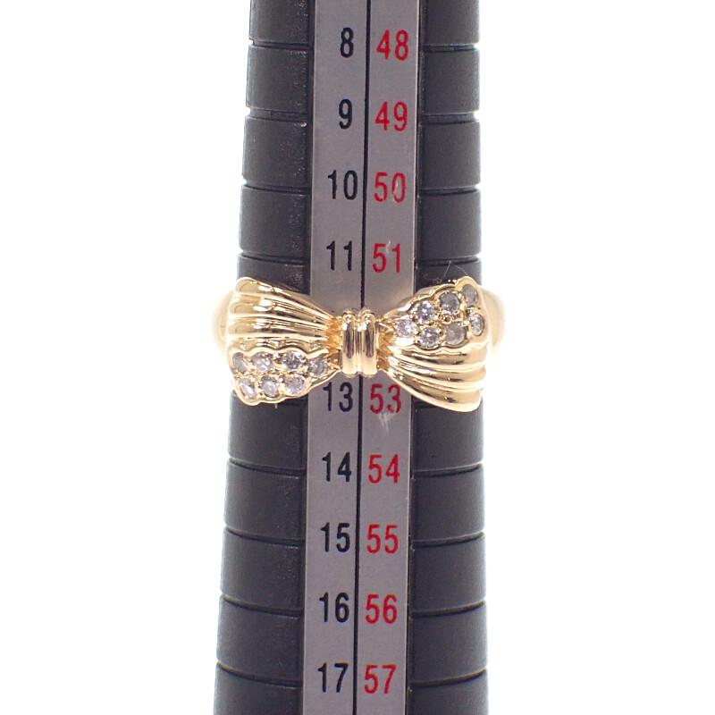 no brand  #12(JP Size) ring K18 yellow gold Women