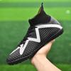 35-47 Hochwertige hochwertige Jugend-Fußballschuhe für Herren Broken Nails Herren-Schnürstiefel aus Gummi mit weichem Boden und großen Fußballschuhen