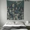Game of Thrones Wall Tapestry Aesthetic Wall Hanging Printed Fabric Blanket Decorative Tapestries for Bedroom Living Room Home Decor