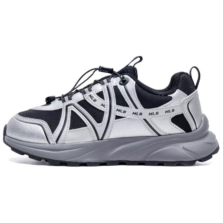 

MLB Big Ball Chunky Slip Resistant Abrasion Resistant Low top Chunky Sneakers Unisex Black Gray 3ASHG015N-50BKS 38.5