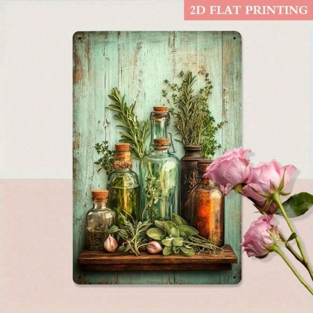 Retro Vanilla Metal Sign 20x30cm Waterproof Vintage Wall Decor for Kitchen Home