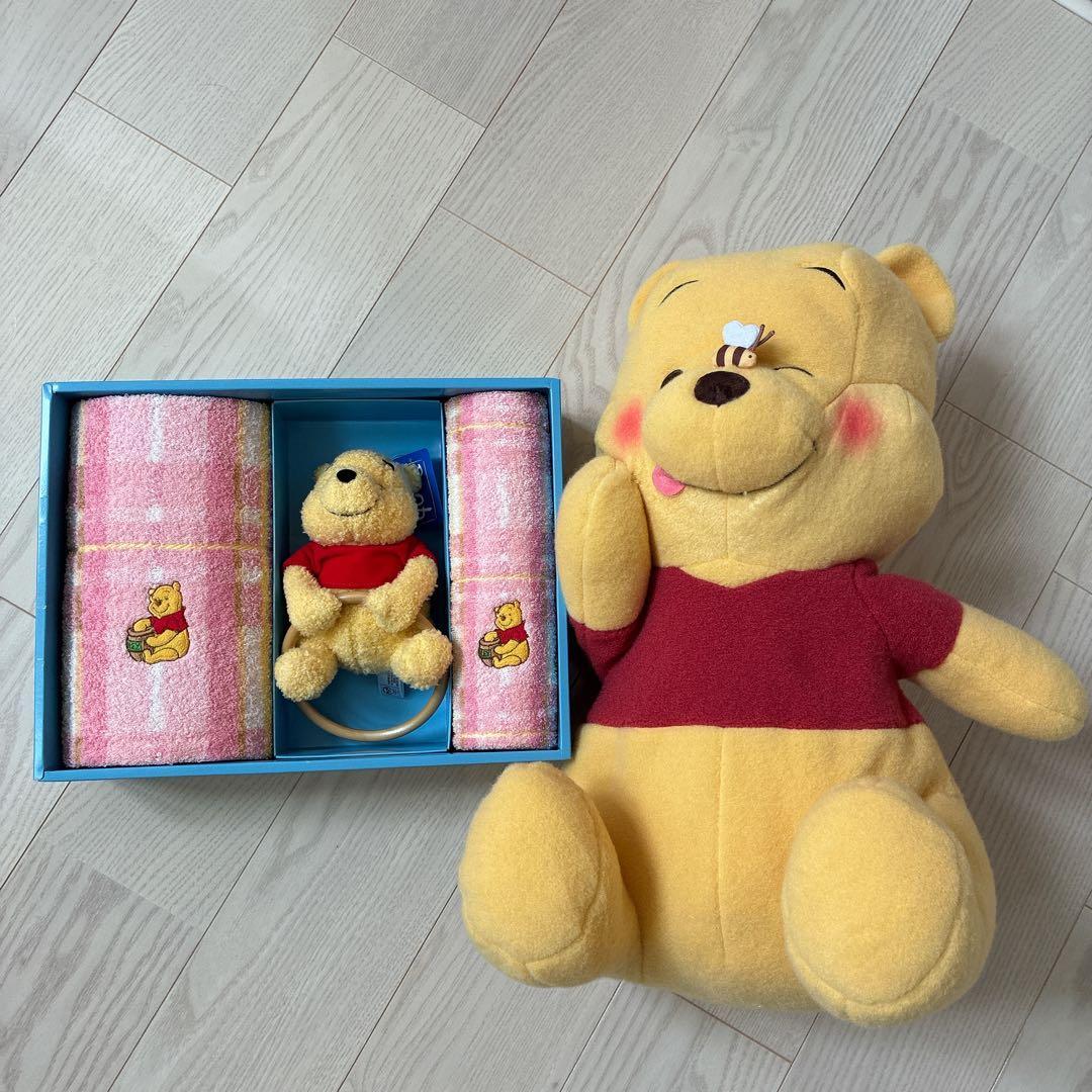 Brand new and unusedWinnie the Pooh Towel Gift Jumbo Plush Toy 2 pieces sold in bulk