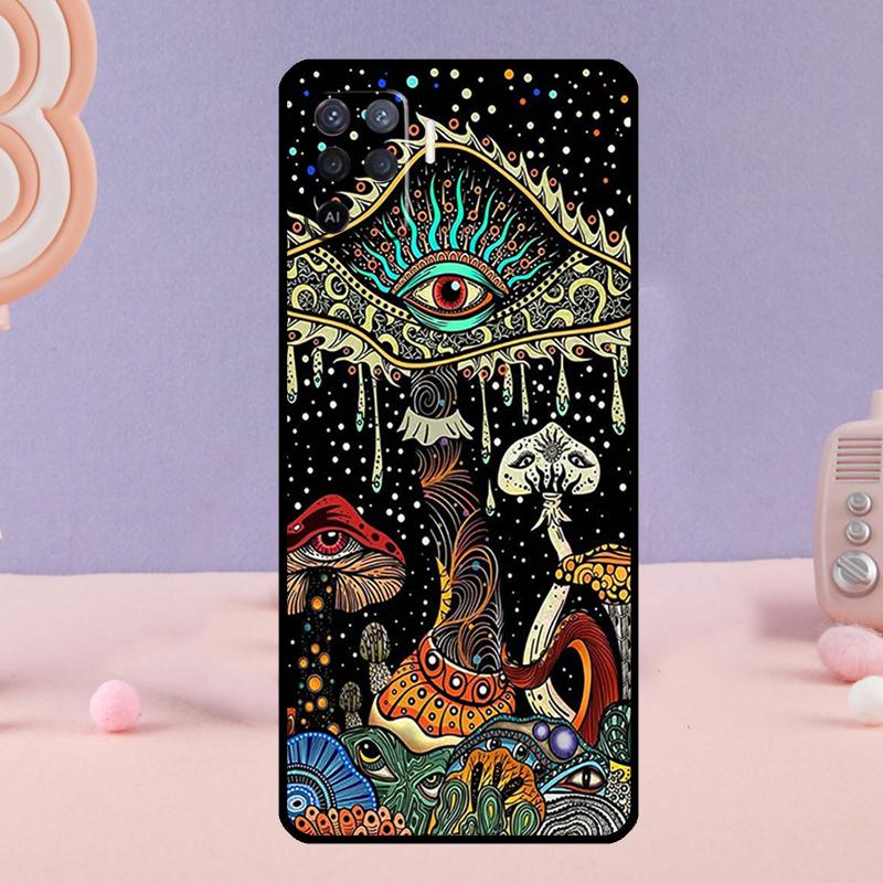Bunte Psychedelische Kunst Handyhülle Für Oppo A80 A60 A40 A94 A54 A98 A78 A18 A38 A58 A16 A76 A96 A17 A77 A74 A57S A15
