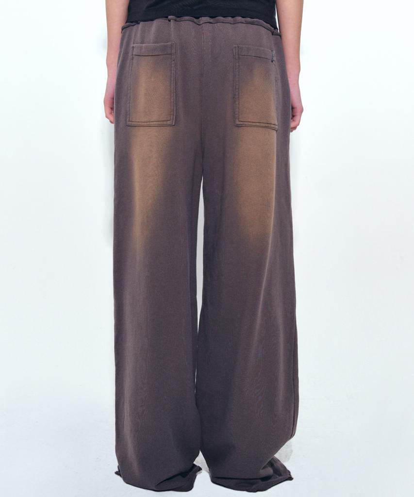Nigaennikol Destroyed Cotton Lounge Pants_Charcoal