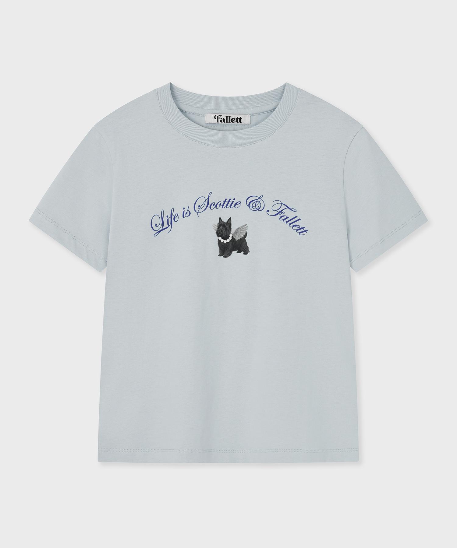 Pallet Angel Scotty Pearl Slim Tee Sky Blue Sky Blue/S