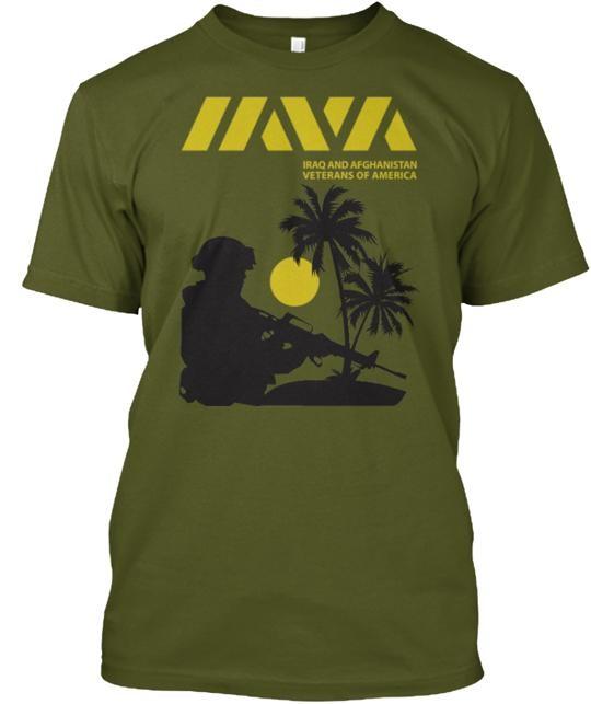 IAVA Новая футболка Футболка Сделано в США Размер от S до 5XL Унисекс Футболка XXXL