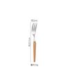 Wooden handle stainless steel knife and fork spoon Western food steak knife 304 stainless steel tableware spoon Fruit dessert fork