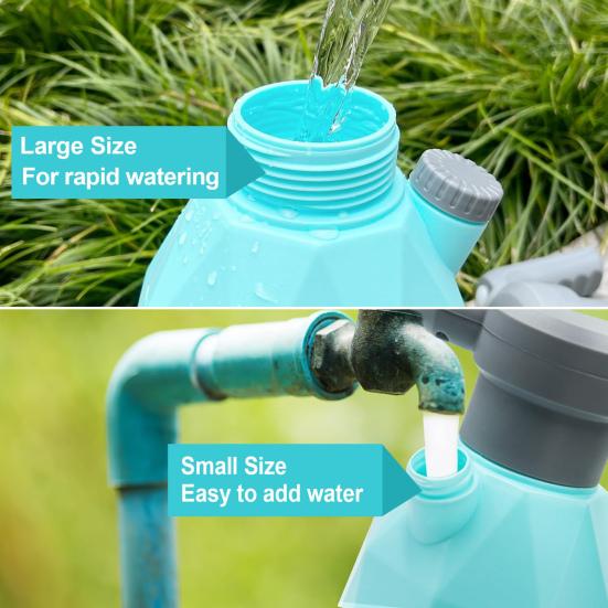 Elektrische Sprühflasche, Pflanzenzerstäuber, selbstansaugende Wasserpumpe, freihändige Bedienung, über USB wiederaufladbarer elektrischer Zerstäuber mit einstellbarer Nebeldüse