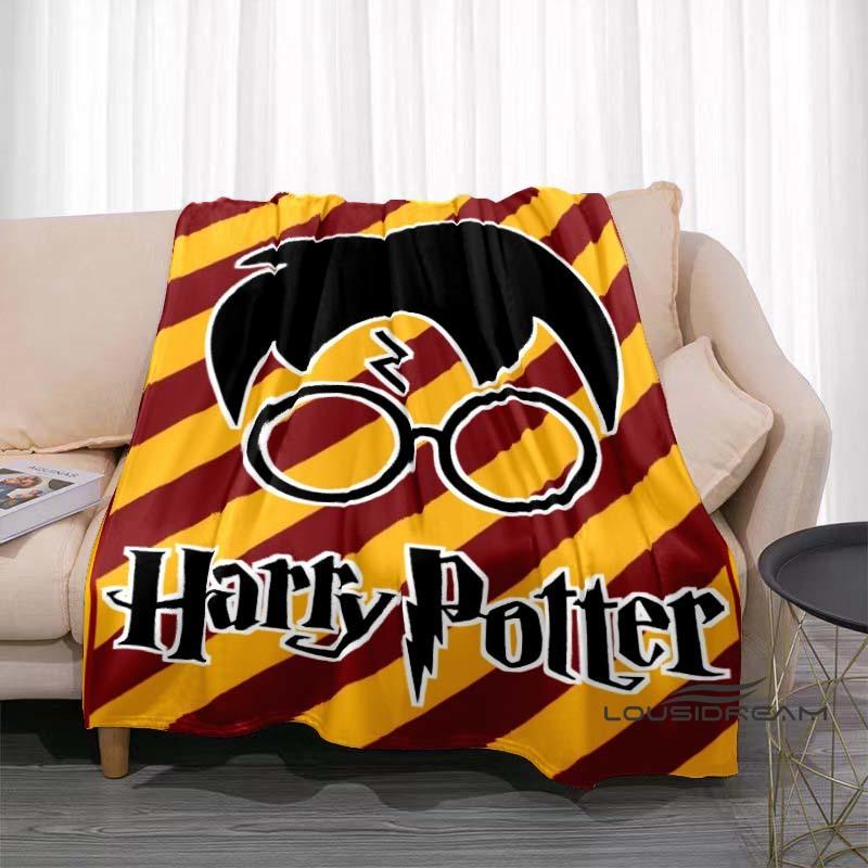 Fantasy-Abenteuerfilm-Thema 3D-gedruckte Decke Harry Potter Warm Gemütlich Flanell-Überwurf Geeignet für Schlafzimmer Sofas Betten