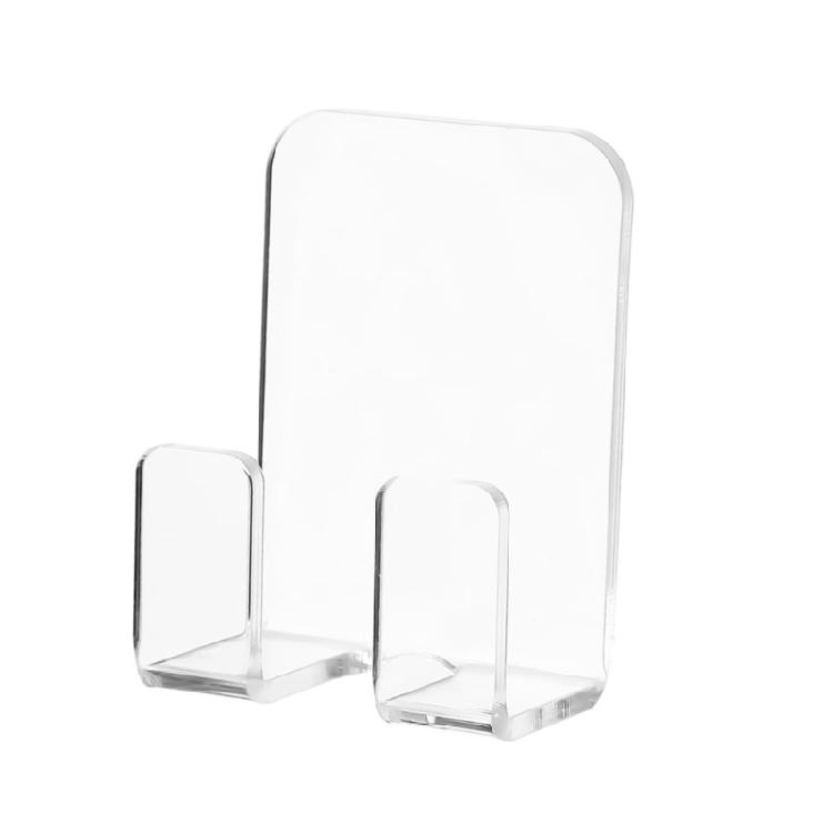 Wall Mounted Cosmetics Storage Holder Bathroom Kitchen Acrylic Organizer Rack 1