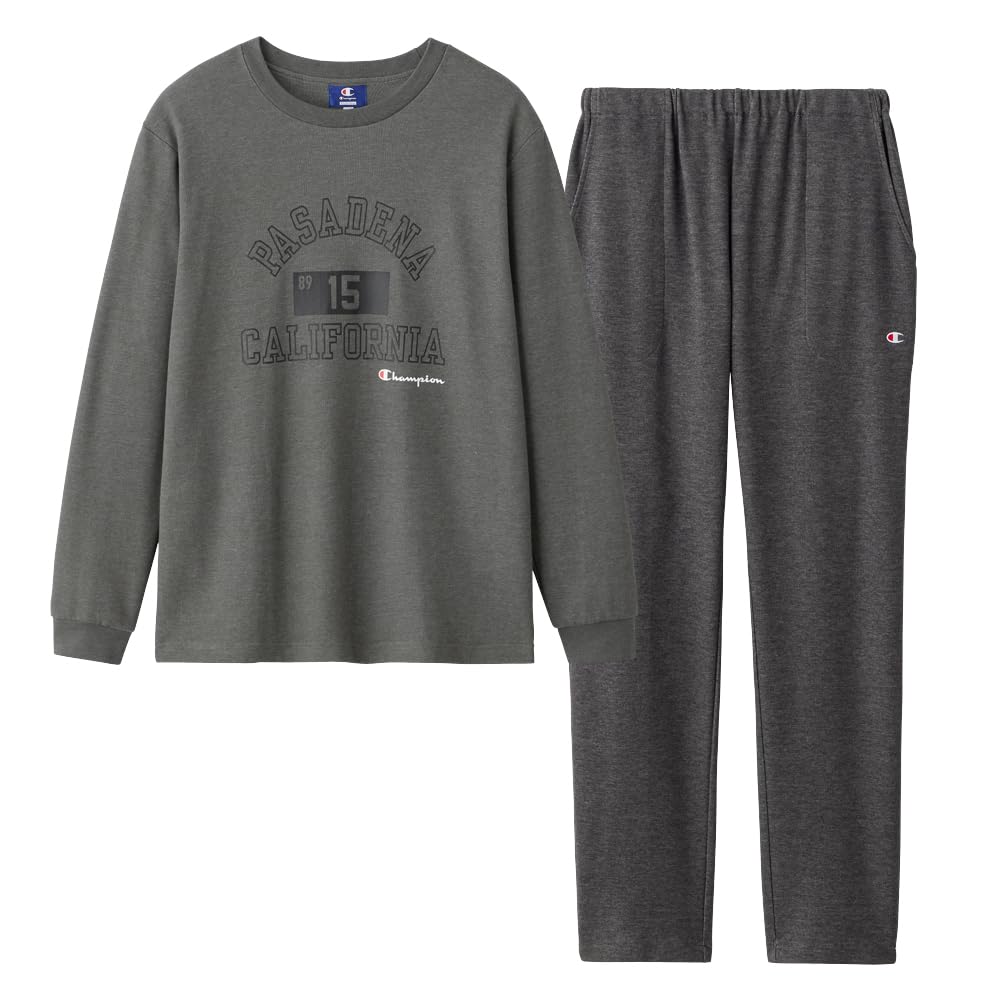 

Champion Мужской домашний костюм с длинным рукавом и брюками из трикотажа CVC, шоколадный. G_OM8514