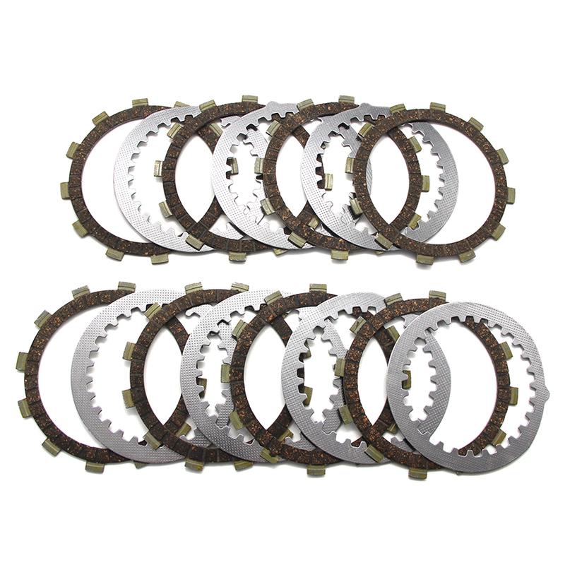 Complete Clutch Disc Kit Friction & Steel Plates For Yamaha XJ600 XS500 FZ600 YX600 Radian Vintage 4H7‑16321‑02 371‑16325‑00