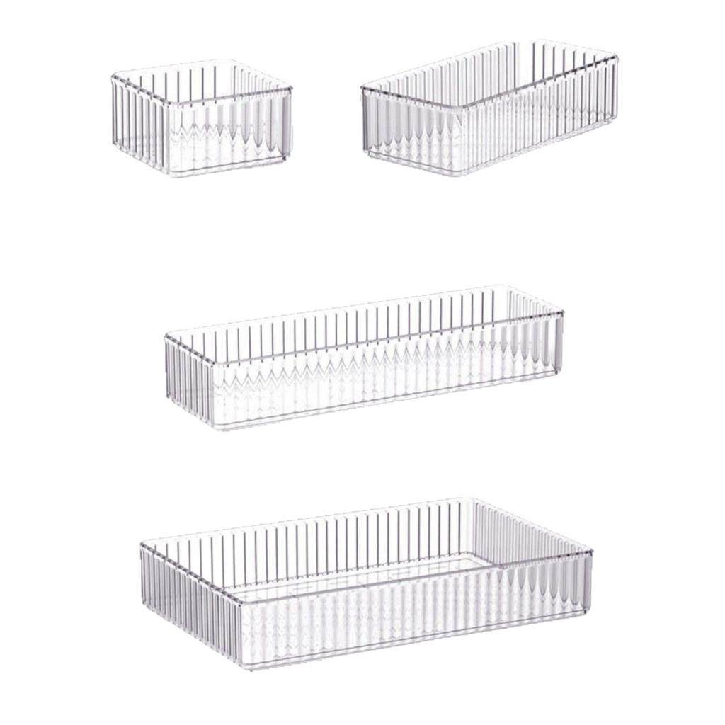 Drawer Type Built-in Storage Box Cosmetic Desktop Transparent Storage Box