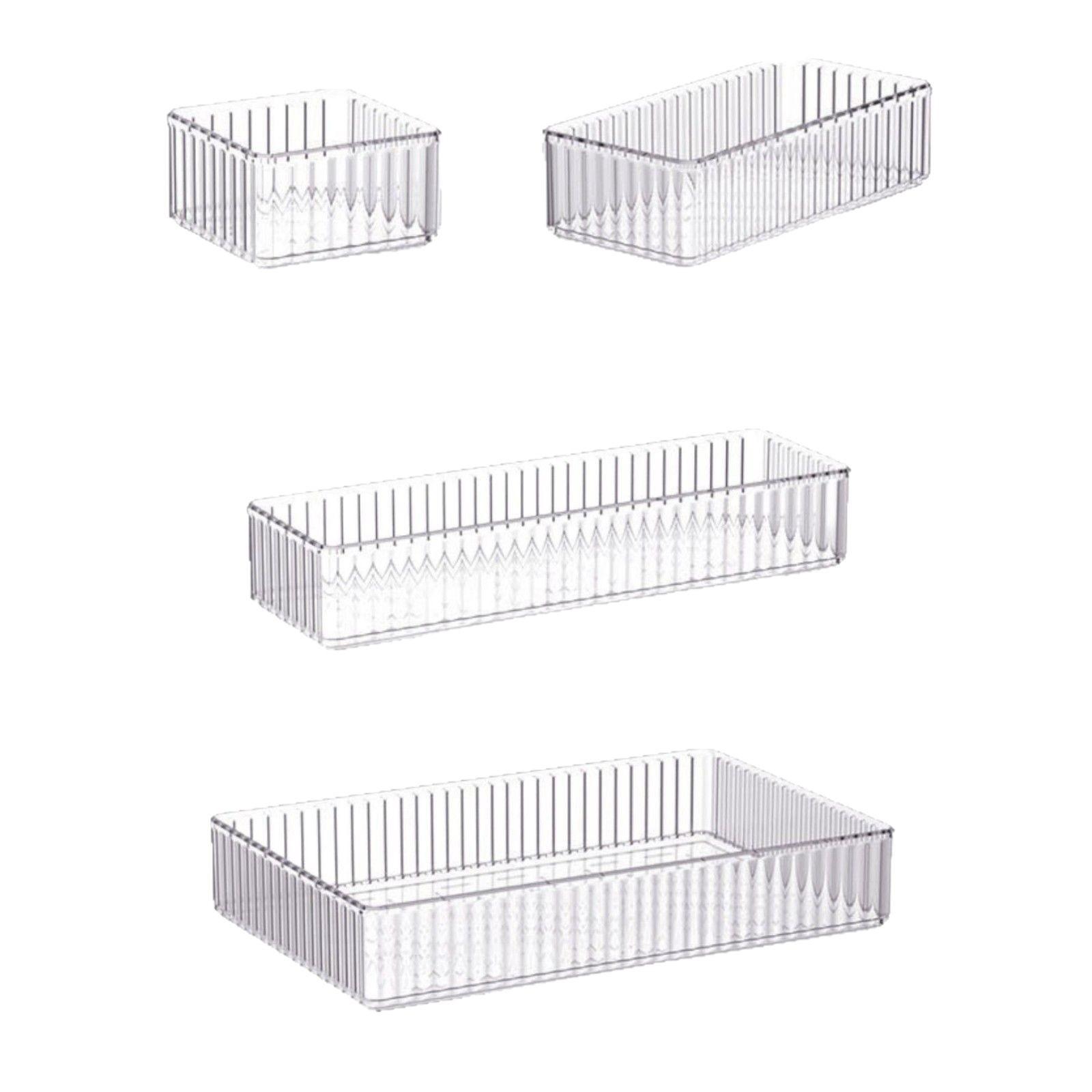 

Drawer Type Built-in Storage Box Cosmetic Desktop Transparent Storage Box One Size