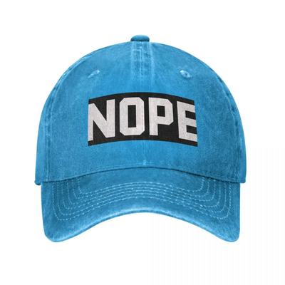 Nope Baseball Cap Snap Back Hat Designer Hat Hat Female Men'S