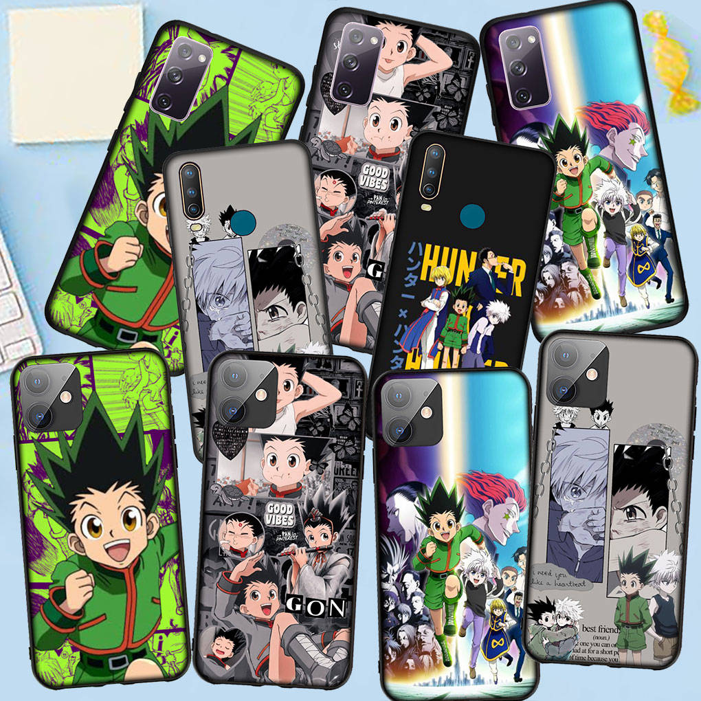 Etui na telefon dla Samsung Galaxy S25 S24 S23 iPhone 16 15 Xiaomi Redmi Note 14 13 12 16E X 11 Pro Max OPPO Moto Huawei Gon Freecss Killua Hunter X Hunter