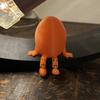 Articulated Bunny Egg Figurine Easter Decoration Movable Leg Joint Egg Statue Home Office Desktop Ornament And Gift