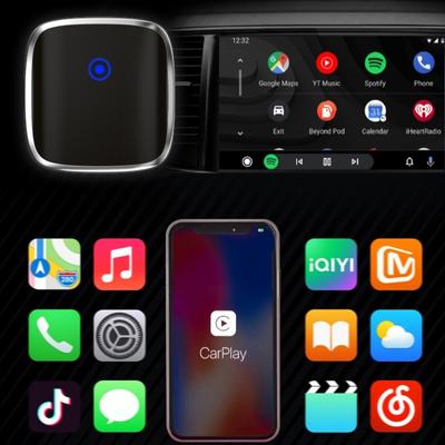 2in1 CarPlay Android Auto Wireless Adapter Smart Car Box OEM Verdrahtet zu Wireless Plug and Play CarPlay für VW Toyota Honda ford
