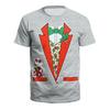 3D digital printed men's and women's short sleeved T-shirts with Christmas patterns 3D printed T-shirts