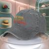 Legendary Man Myth Text Print Baseball Cap Vintage Duckbill Dad Hat Adjustable Curved Brim For Men Women