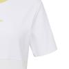 MALBON GOLF Colored Neck Round T-Shirt White (Woman)