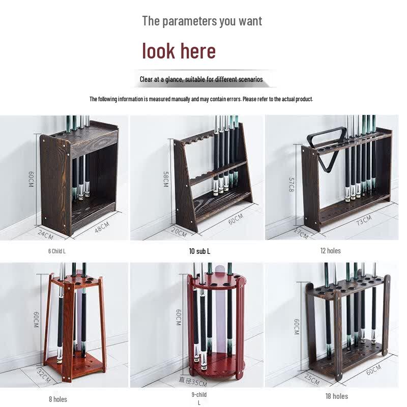 Billiard Cue Rack