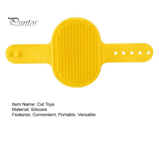 Brosse à gratter pour chat - Gant autonettoyant pour coin mural - Outil de massage - Peigne doux en silicone pour chat - Dents faciles à installer - Épilation des poils de chat pour chaton