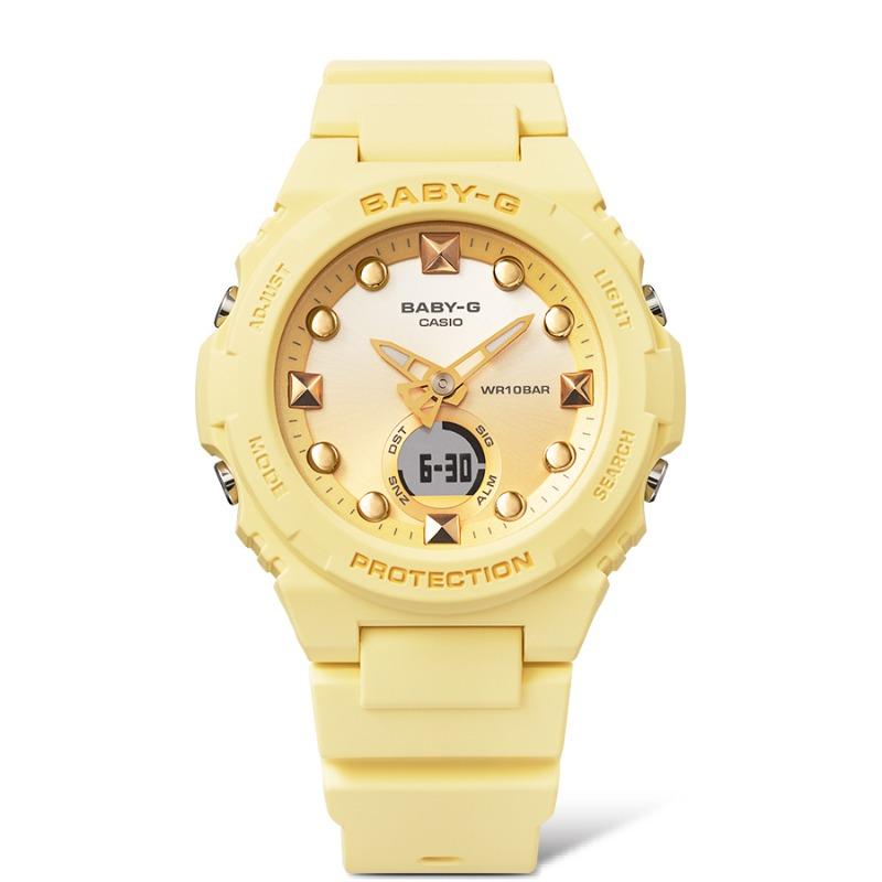 Casio Baby-G Women's Resin 100M Water Resistant Analog Shock Resistant Quartz Watch BGA-320-9A