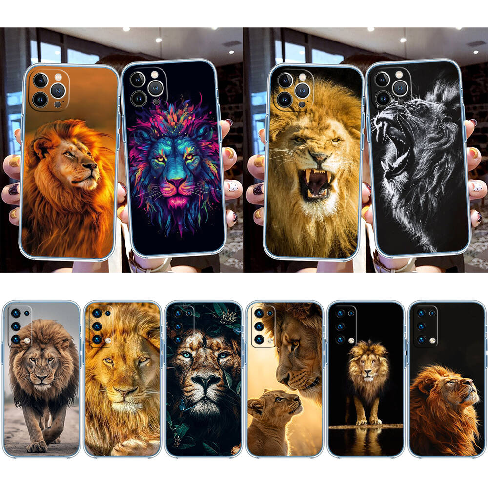 Animal Lion Phone Case for Motorola Edge 20 30 S30 40 50 Fusion Lite Plus Pro Ultra Neo One Action Zoom Hyper Power Macro Vision
