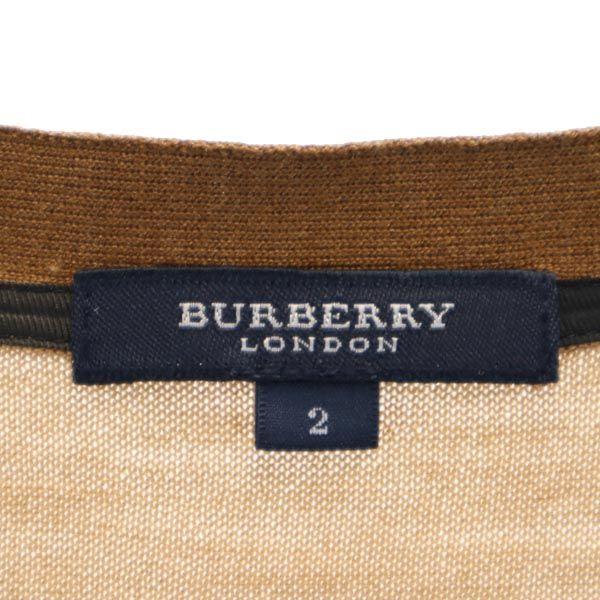 BURBERRY Sanyo Shokai wool, silk, cashmere blend Long sleeve knit cardigan Women Used