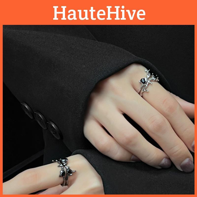 Elegant Adjustable Open Ring With Geometric Design For Women Fashion Accessory 2023