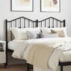 VidaXL Black Metal Headboard 135 Cm 373821