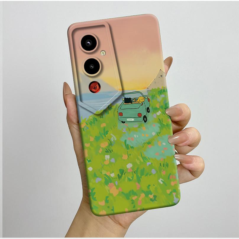 For Tecno Pova 4Pro LG8n Back Cover For Techno Pova 4 Pro Pova4 LG7n Case Silicone Aesthetic Pretty Butterfly Flower Soft Bumper